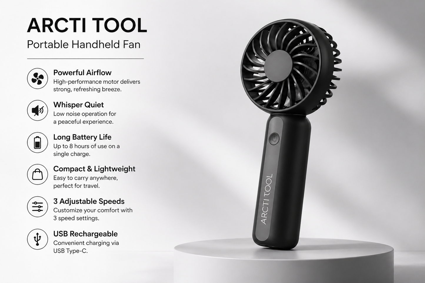 Portable Handheld Fan