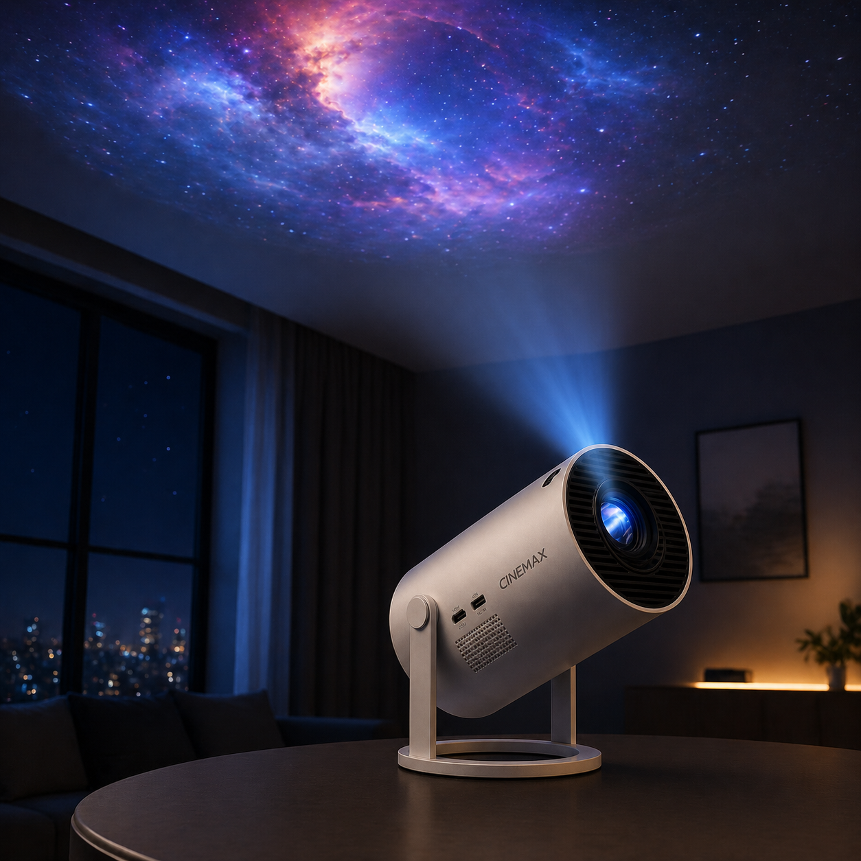 🌌 Cinemax 4K Smart Mini Projector