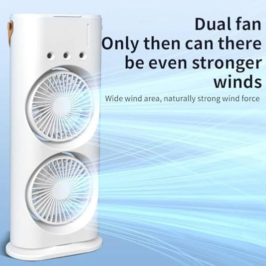 Portable Dual-Fan Air Cooler